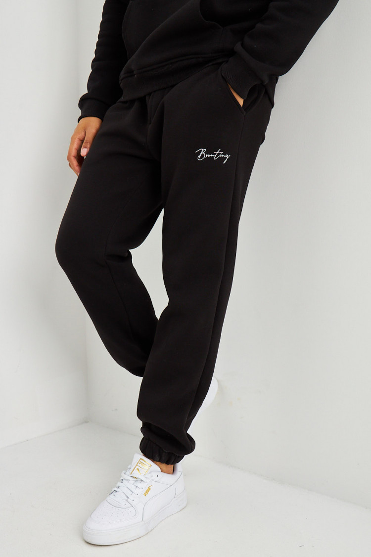 Pantalon de jogging noir inscription Brentiny