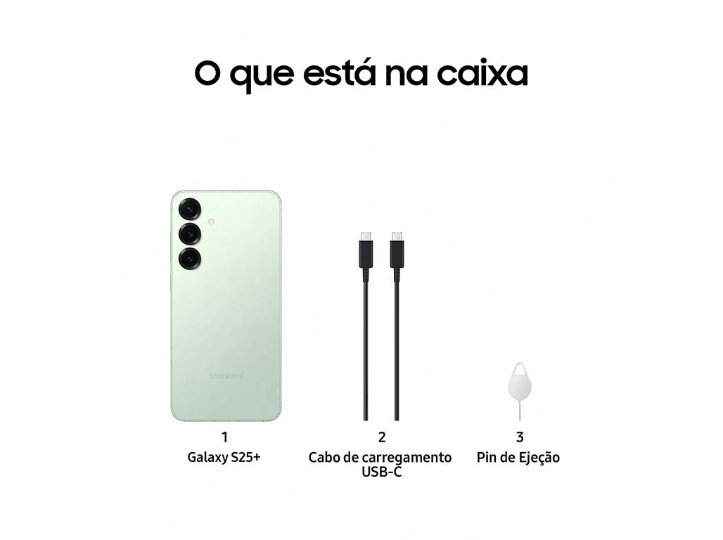 SMARTPHONE SAMSUNG GALAXY S25  256GB MENTA