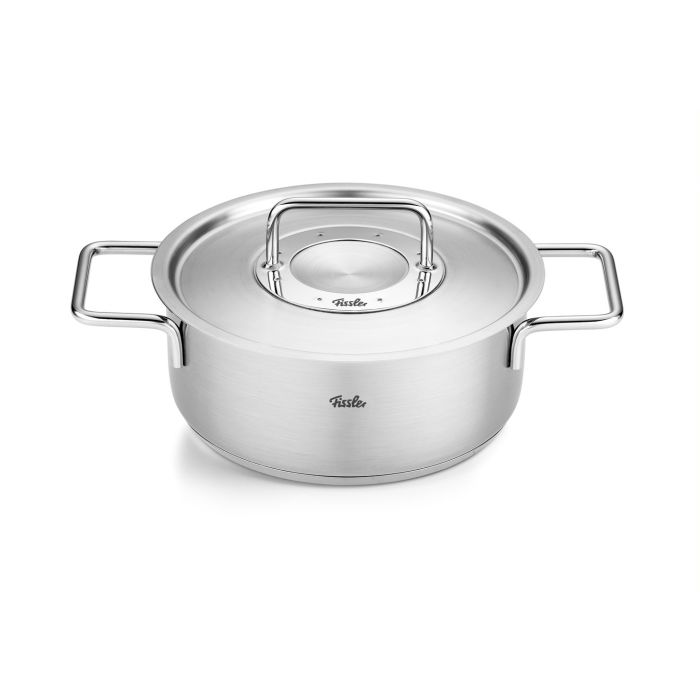 Fissler Pure Collection Bratentopf 20 cm mit Metalldeckel
