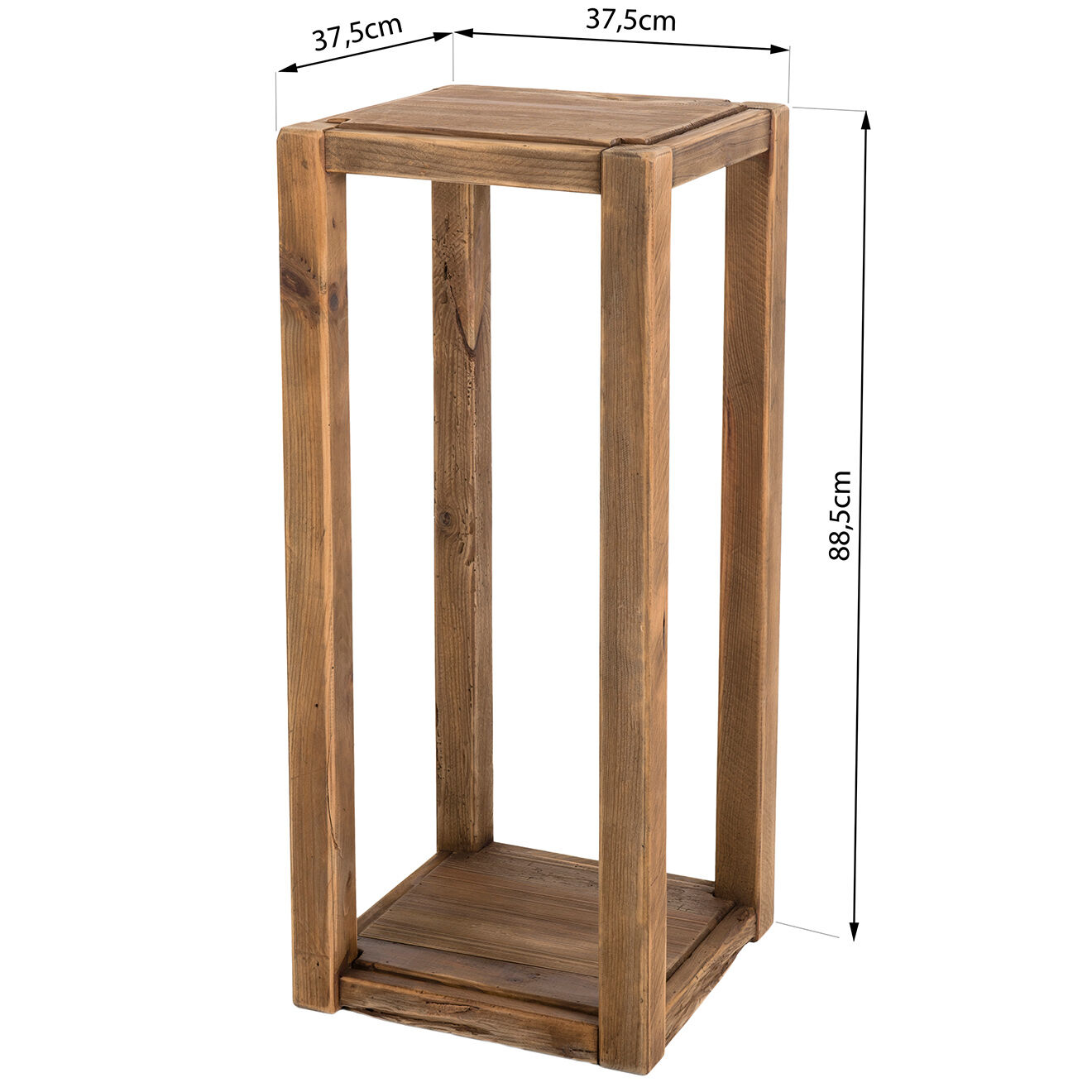 Macabane Sellette bois Sandy bois naturel  - 37.5x37.5x88.5 cm