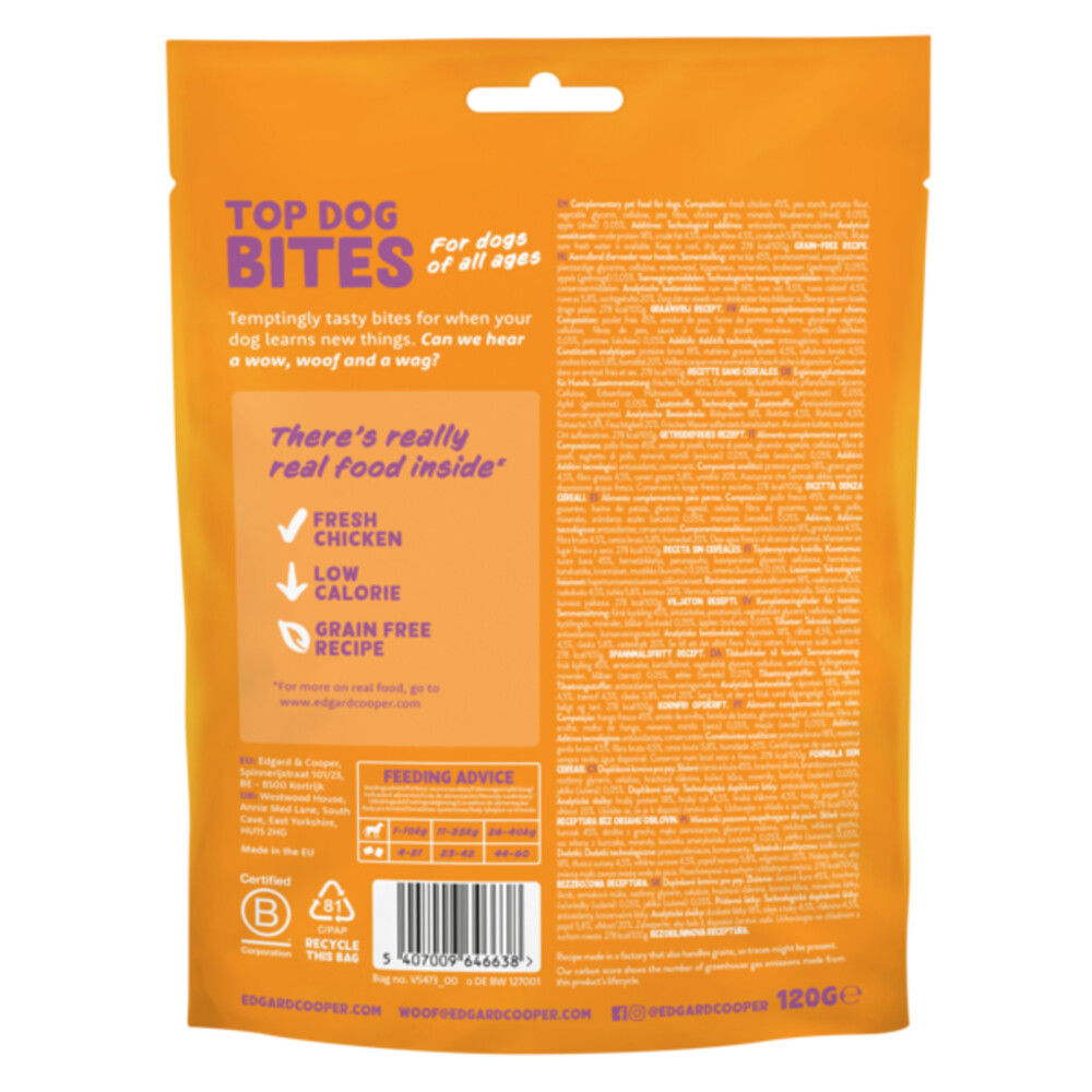 Edgard & Cooper Adult Bite SKip120 gr
