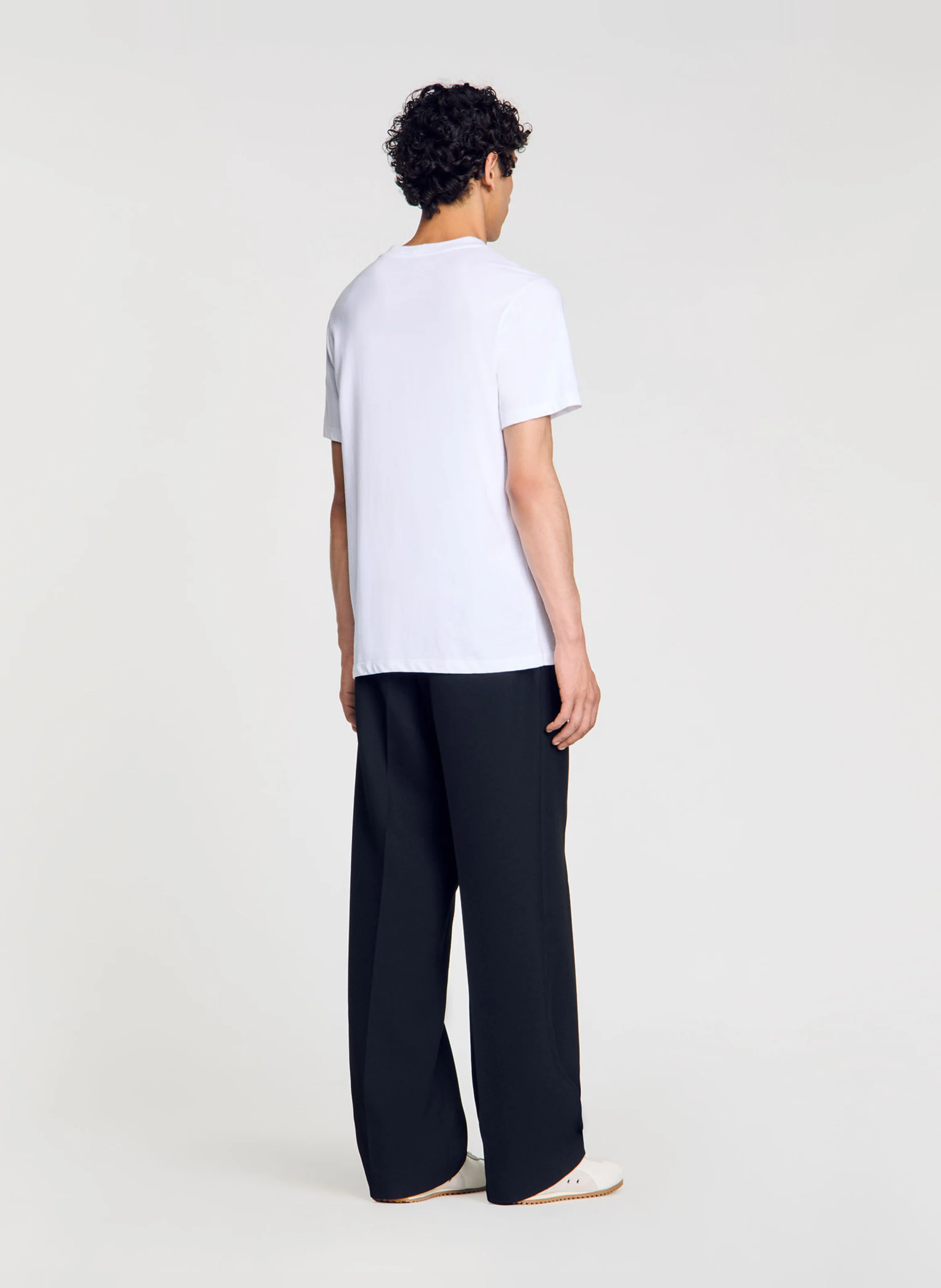 Tee-shirt droit en coton | Blanc