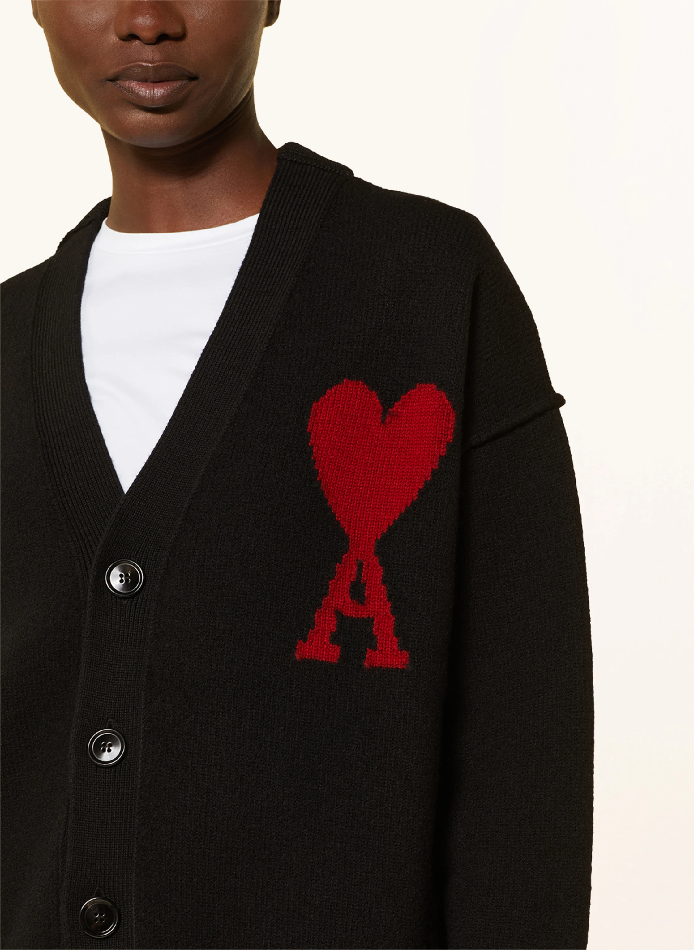 AMI PARIS Oversized-Strickjacke