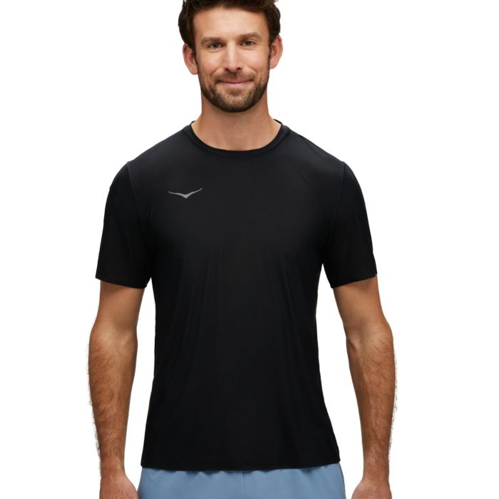 Hoka Herre T-shirts Airolite Run SS Tee Sort