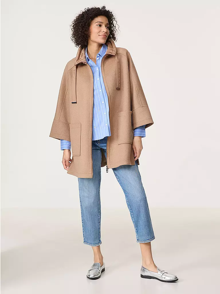 GERRY WEBER Poncho - Cape camel