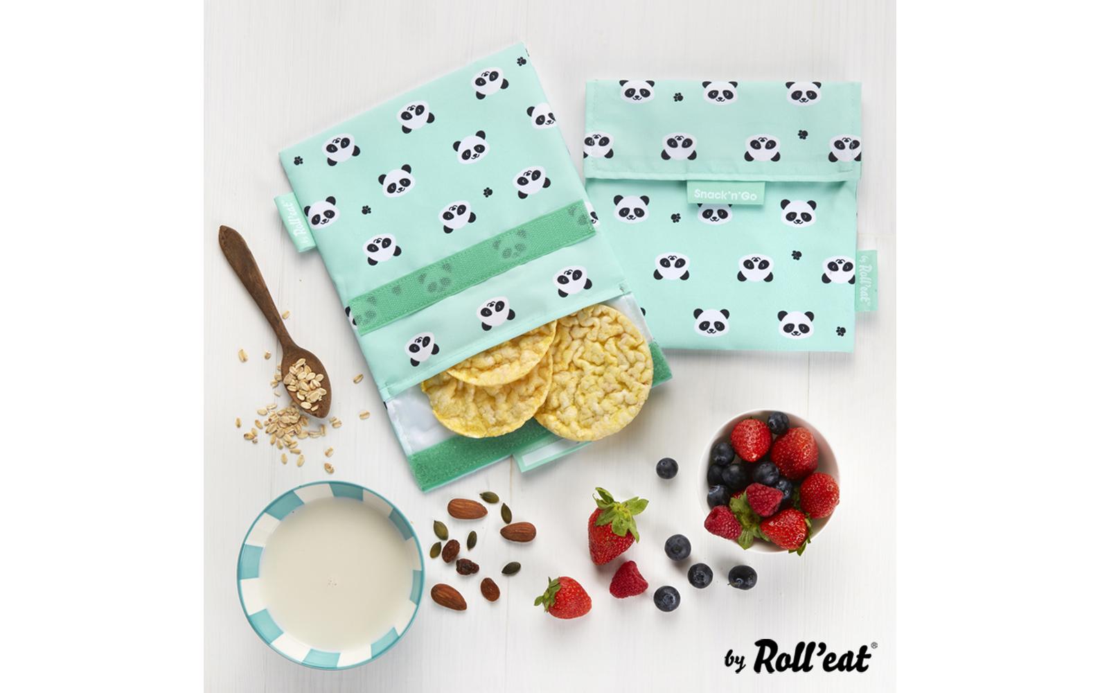Lunchbeutel SnacknGo Animals Mint, PandaMint Lunchsack