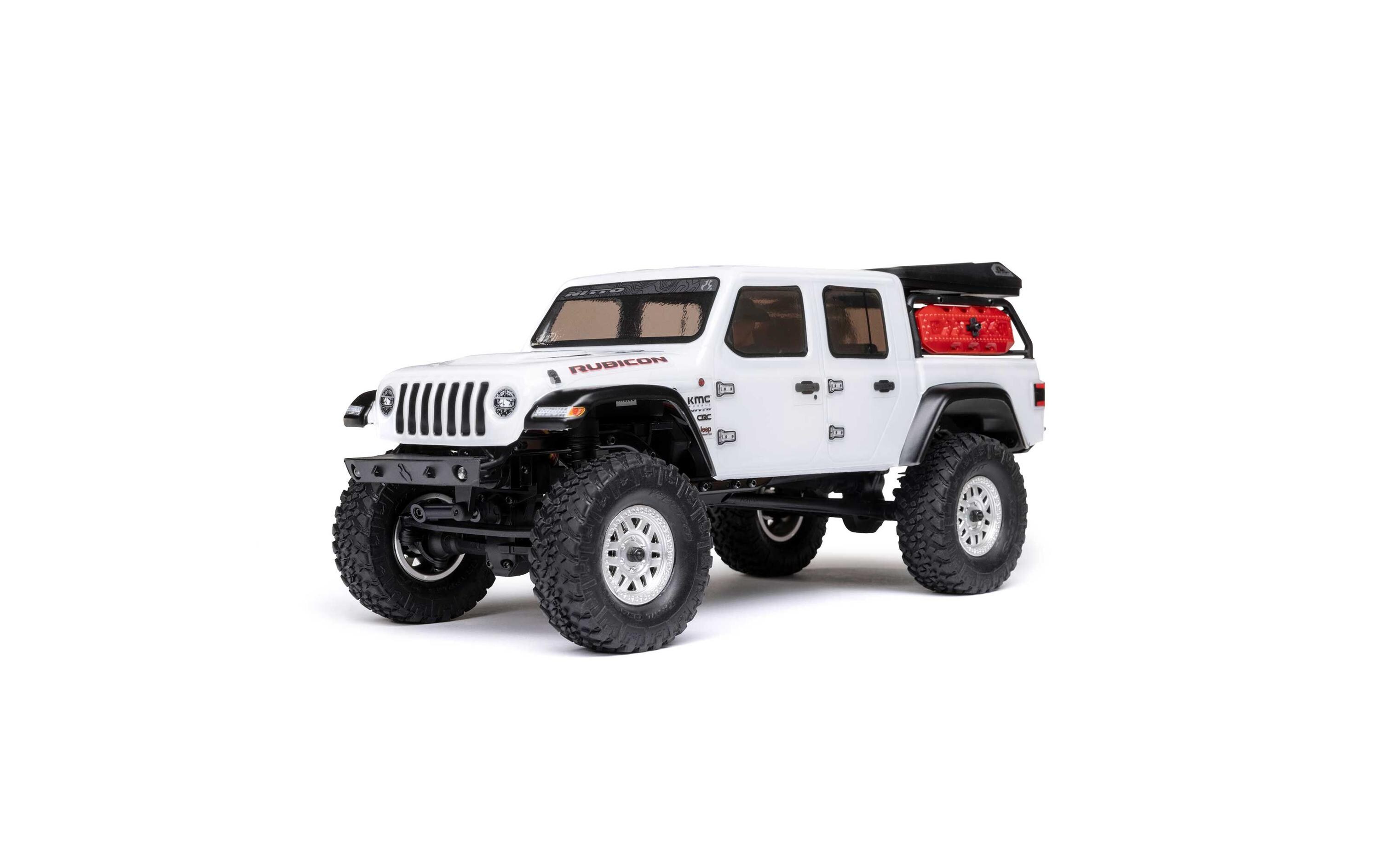 Scale Crawler SCX24 Jeep JT Gladiator Weiss, RTR, 1:24<br>4WD Mini Crawler im Massstab 1:24