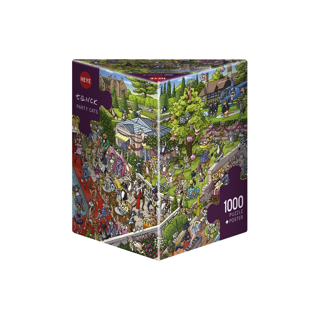 Puzzle - Party Cats de Birgit Tanck - 1000 Pièces