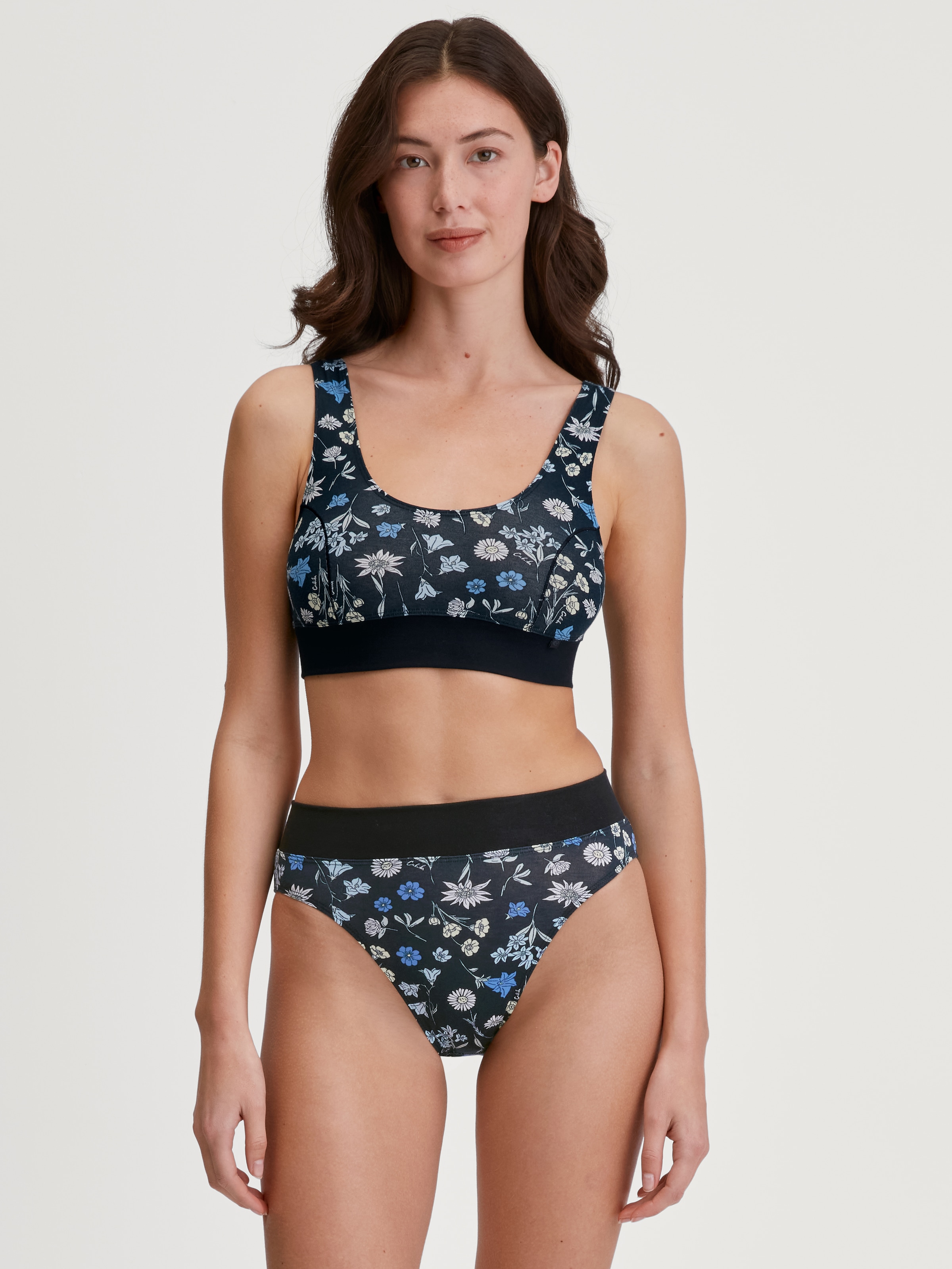 CALIDA Bustier »Elastic Trend«, Baumwollmix, Single Jersey Qualität, elastisch, bequem, sportlich