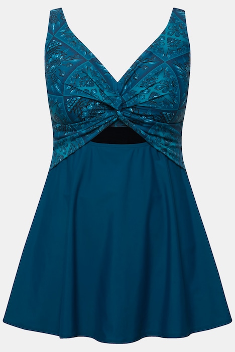 Badekleid, Mosaikmuster, Softcups