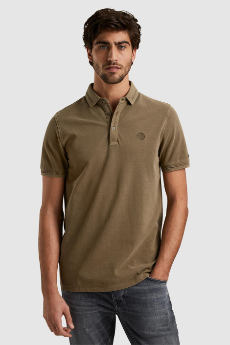 Cast Iron groene heren polo