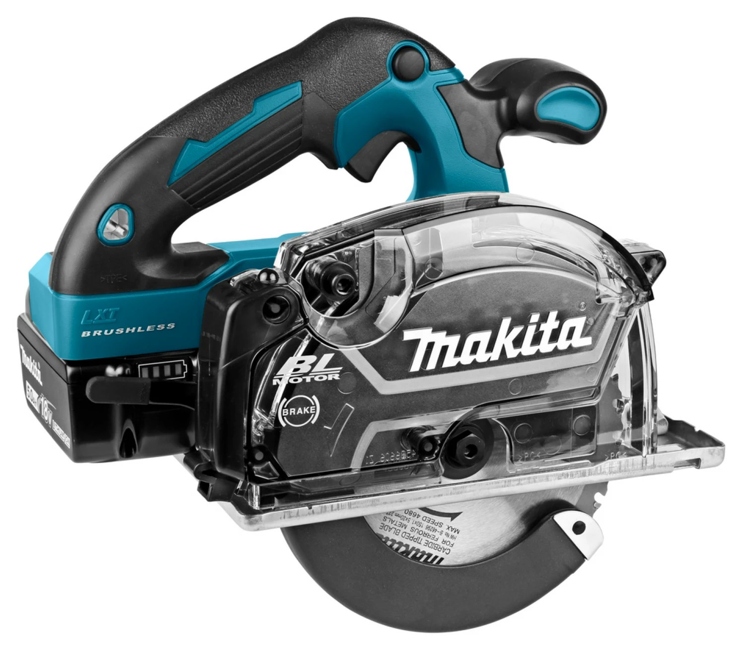Makita DCS553Z 18V Li-Ion accu metaalcirkelzaag body - 150mm - koolborstelloos