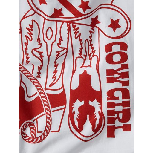 JJXX Millow Loose T-shirt, Bright White Howdy, XS
