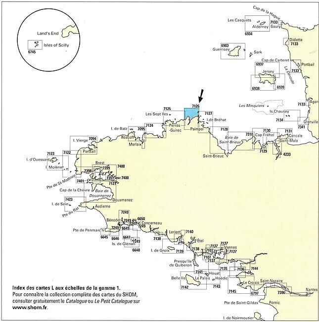 EPSHOM - 7126L L ILE BALANEC AUX HEAUX DE BREHAT