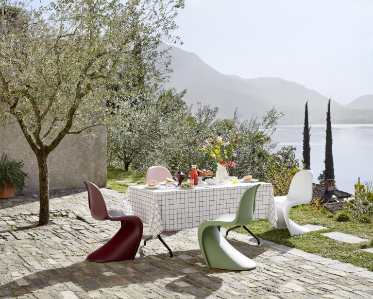 Vitra Panton chair stoel (nieuwe zithoogte) Wit