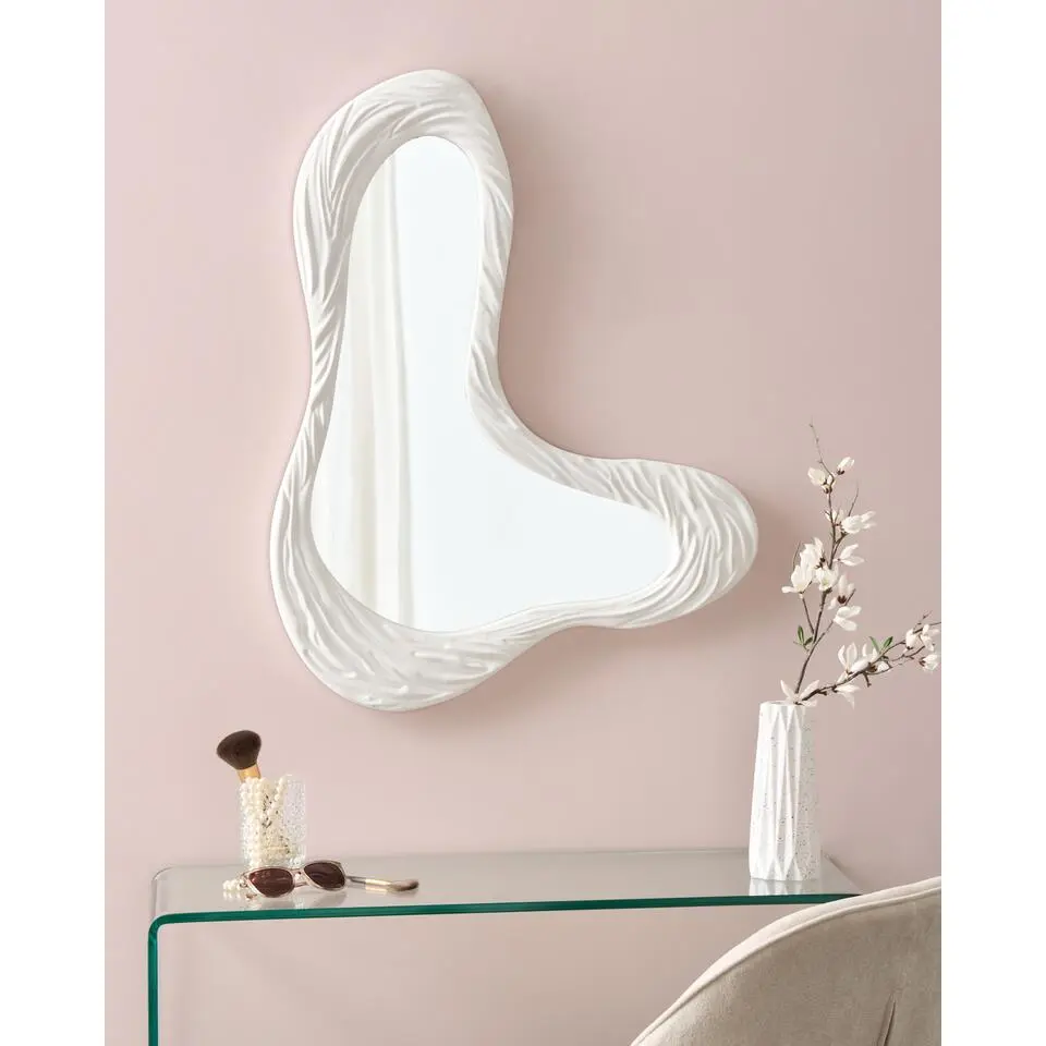 GUICLAN - Wandspiegel - Wit - MDF