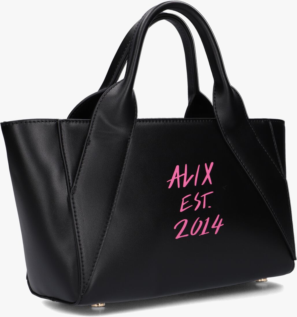 ALIX THE LABEL zwarte alix the label schoudertas ladies woven alix shoulder bag