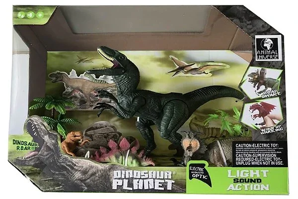 Animal Universe - Dinosaur set with light and sound - Velociraptor (525006)