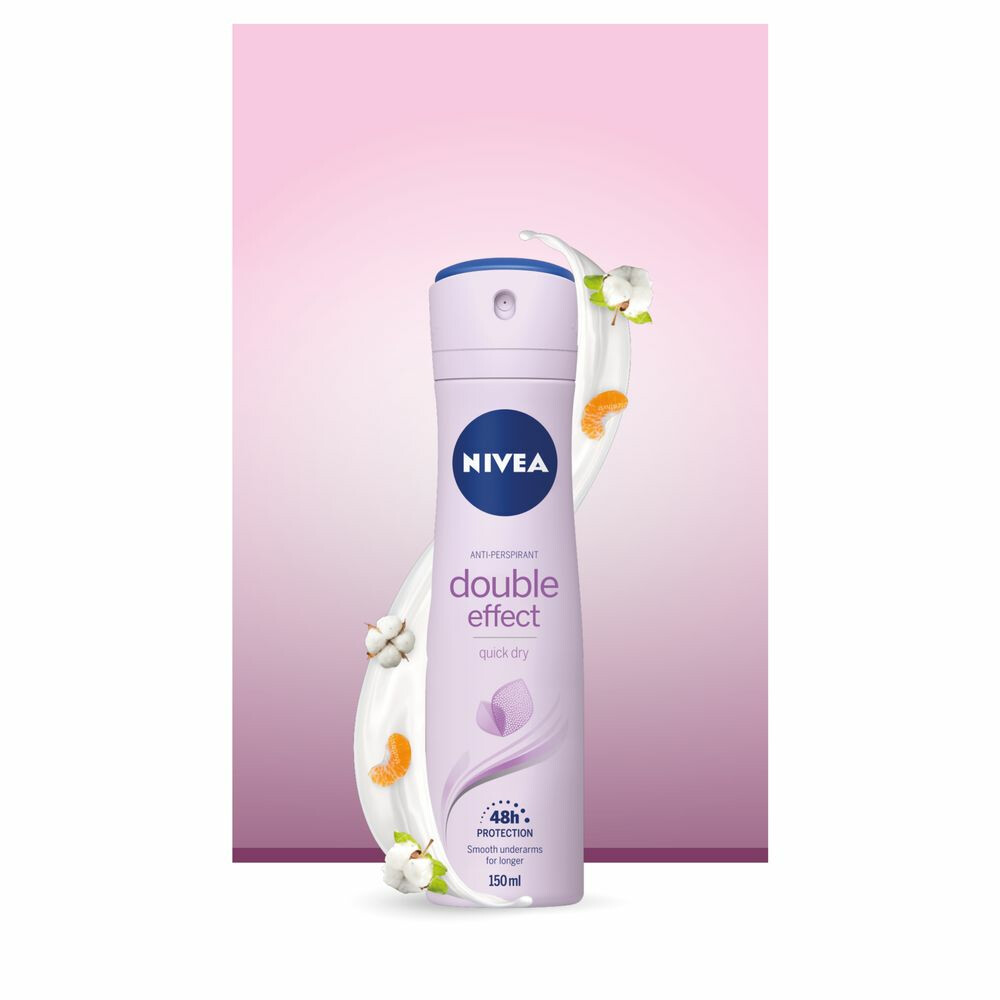 6x Nivea Deodorant Spray Double Effect150 ml