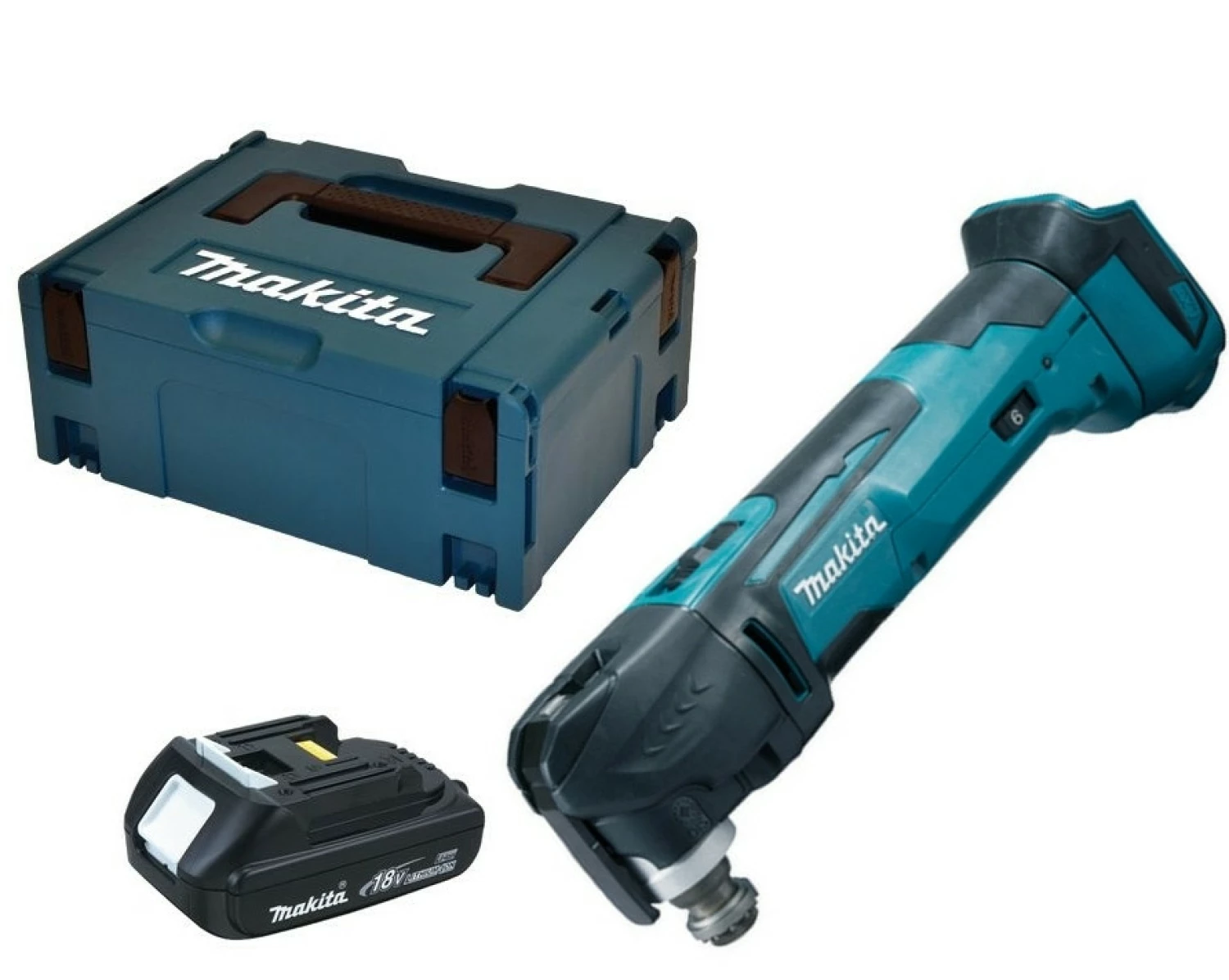 Makita DTM51Y1JX8 18V Li-Ion accu Multitool met snelspansysteem (1x 1.5Ah accu)