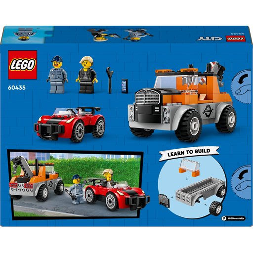 LEGO City Kranvogn Og Sportsvognsreparation - 60435