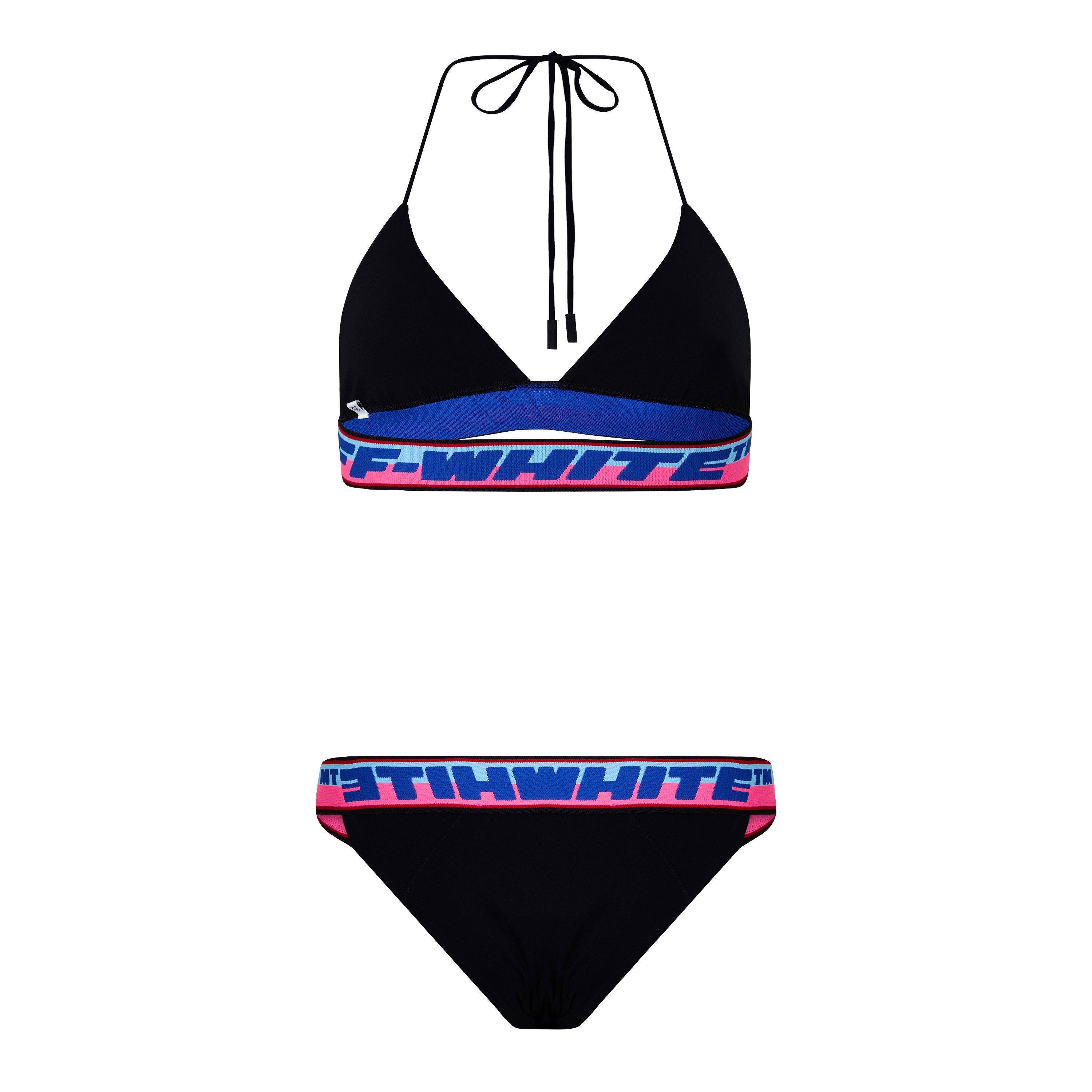 Off White Beachwear Bikini Set