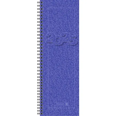 BRUNNEN Vormerkbuch Mod. 783 '25 | 108×297 mm, Karton, blau