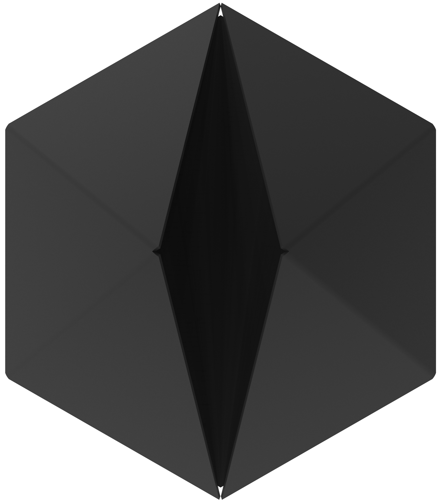 Wandhaak Towel Diamond °01 Black - 1 wandhaak