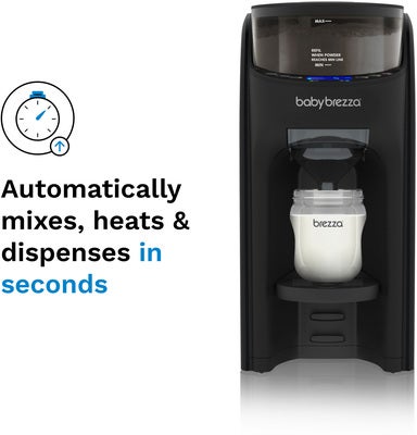 Baby Brezza Formula Pro Advanced Melkerstatnings- og Vellingmaskin, Black