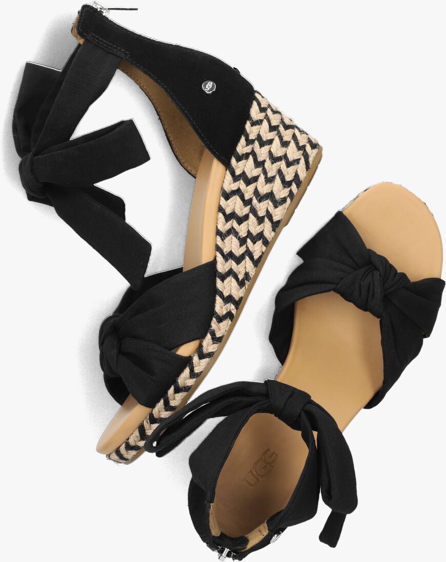 zwarte ugg sandalen met hak yarrow