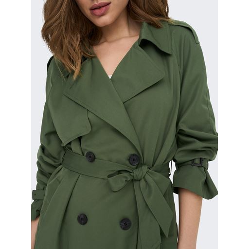 ONLY Chloe Trenchcoat, Four Leaf Clover, XS