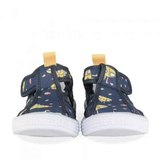 Baskets BLEU FREEMOUSS BOY