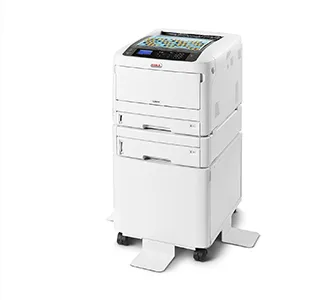 OKI C844dnw - Printer - farve - Duplex - LED - A3 - 1200 x 1200 dpi - op til 36 spm (mono) / op til 36 spm (farve) - kapacitet: 400 ark - USB 2.0, Gigabit LAN, Wi-Fi(n), NFC, USB 2.0 vært