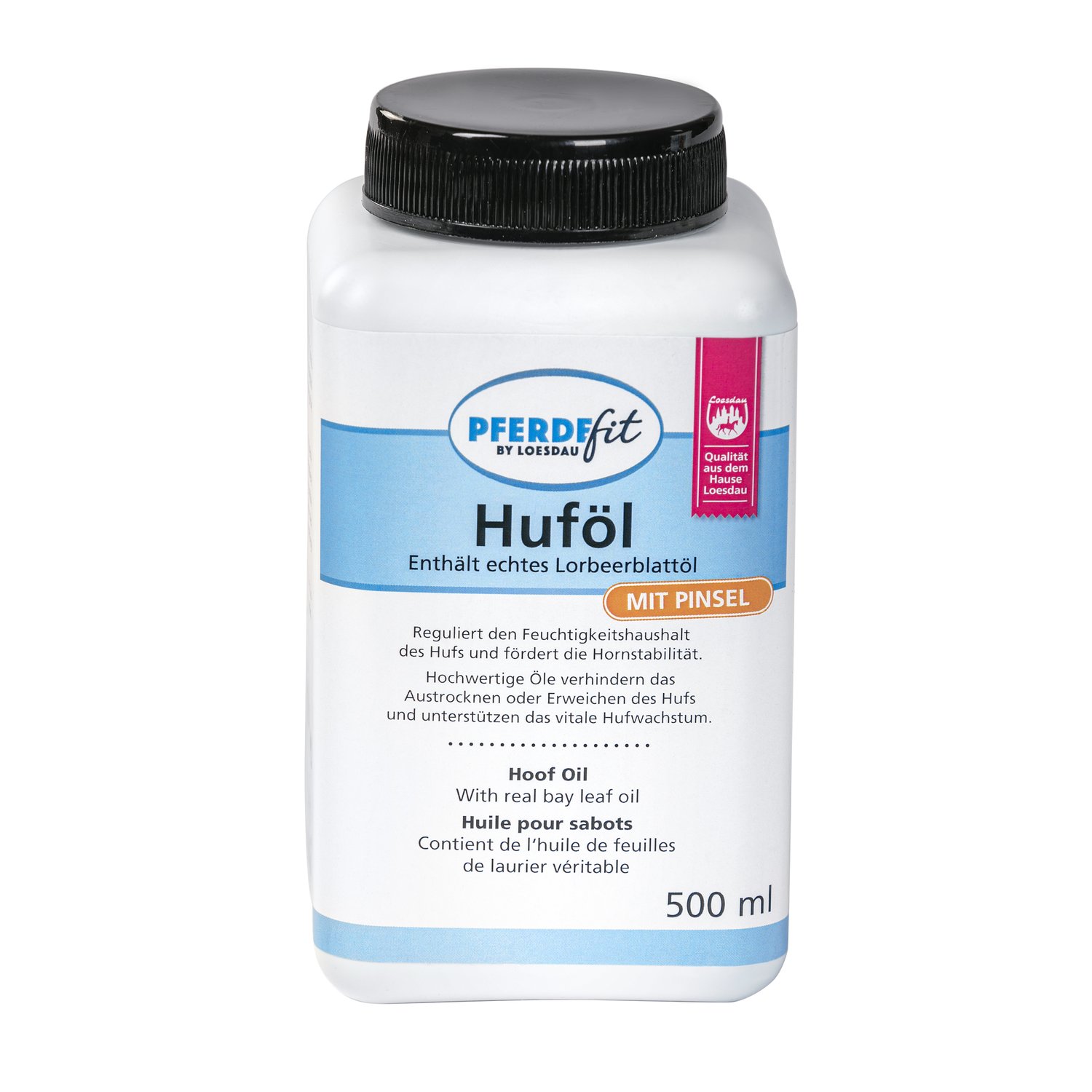 PFERDEfit by Loesdau Huföl  - 500 ml (mit Pinsel)
