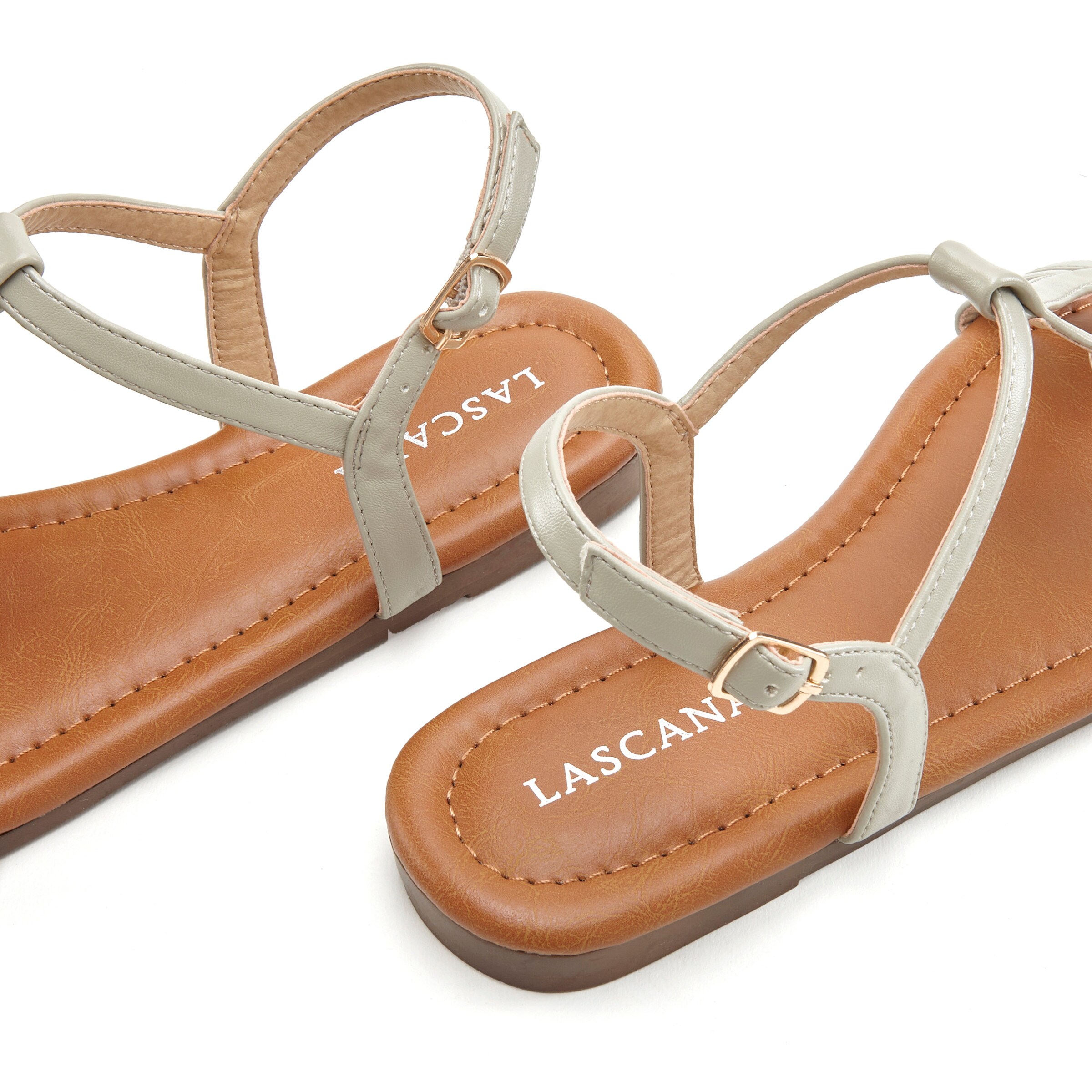LASCANA Sandale in beige