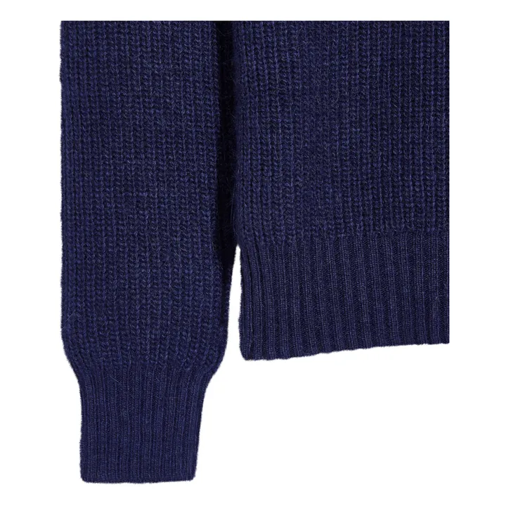 Bellerose Pull Col rond Diot | Bleu indigo