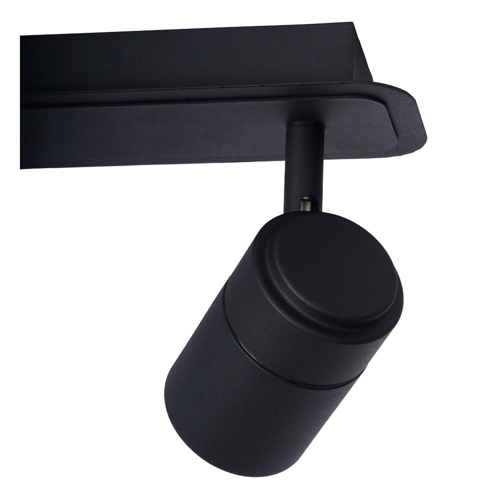 Lucide Lennert plafondlamp 3 spots 5W zwart