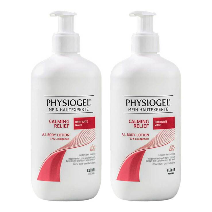 Physiogel Calming Relief A.I. Body Lotion für irri, 2x400 ml