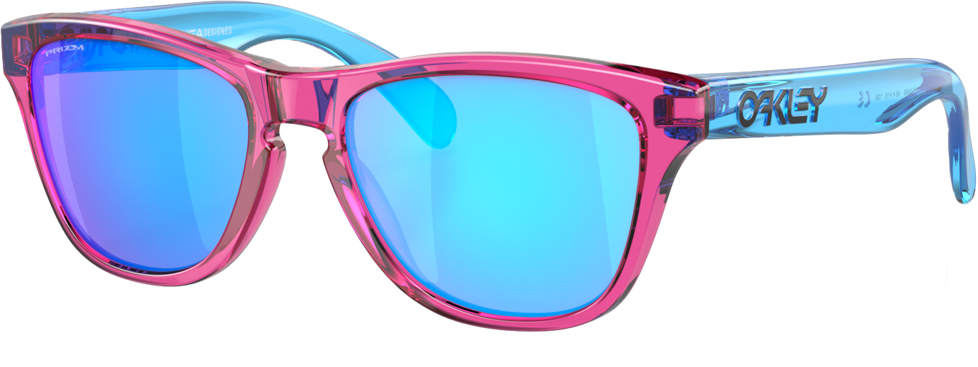 Frogskins XXS 0448/Acid Pink w/ Prizm Sapphire
