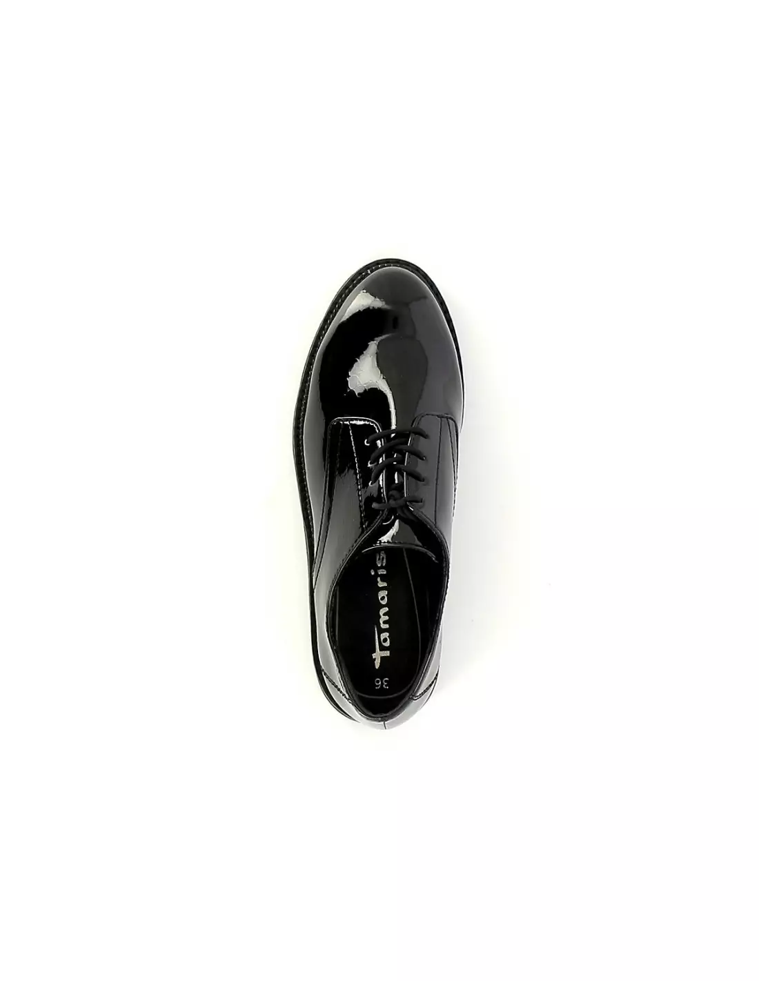 TAMARIS 23605 - Derbies, richelieus & trotteurs Blackpatstruc