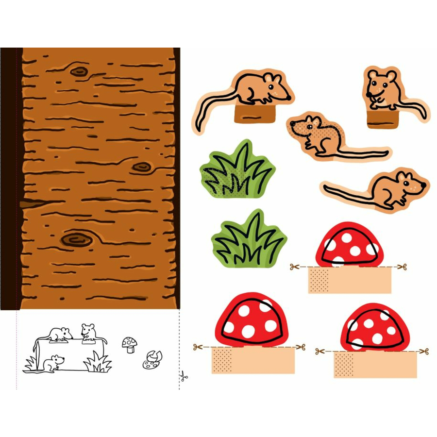 COPPENRATH Mein erstes Klorollen-Bastelbuch - Im Wald (Mini-Künstler)