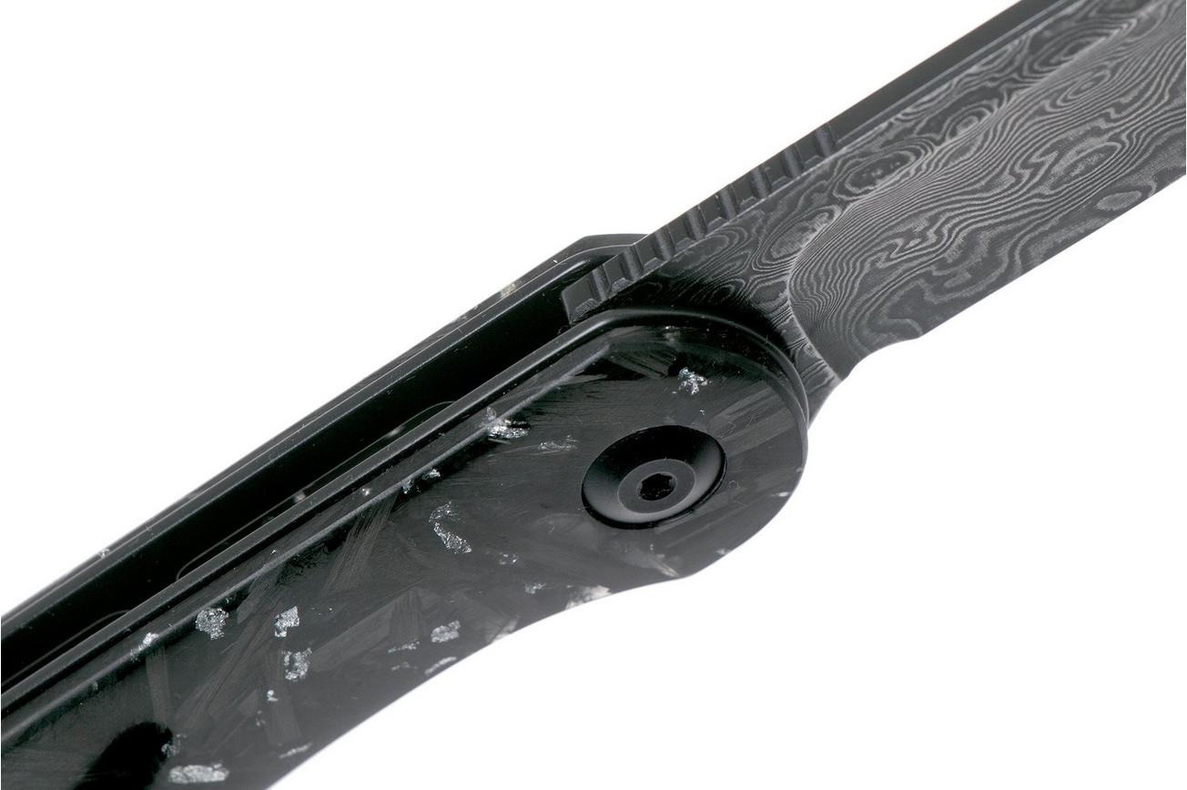 Civivi Elementum C907C-DS2 Damascus, Shredded Silver Carbonfiber zakmes