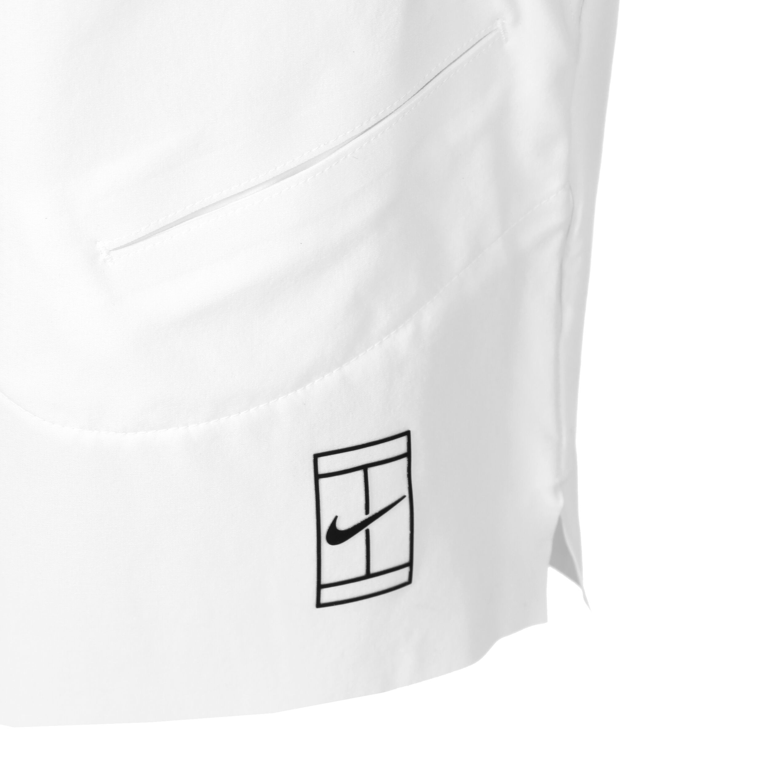 Nike Court Dri-Fit Advantage 6in Shorts Hommes - Blanc , Noir
