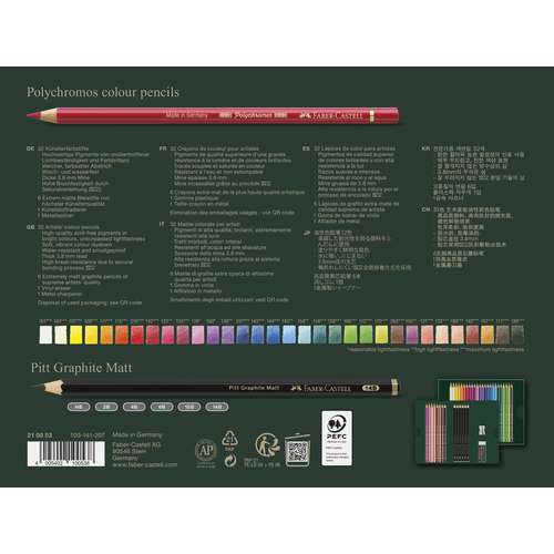 FABER-CASTELL POLYCHROMOS & PITT Graphite Matt-Sets