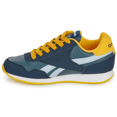 Reebok Classic - REEBOK ROYAL CL JOG 3.0 1V - Blanc / Bleu / Jaune