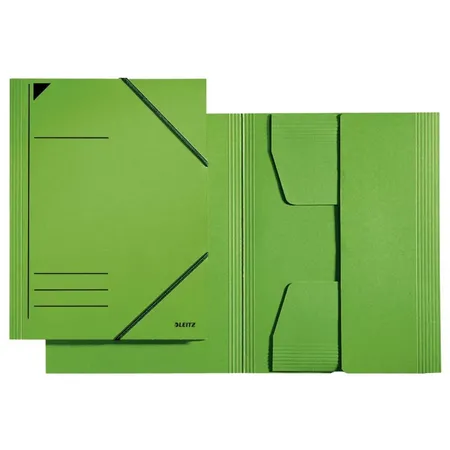 Leitz 39810055 Eckspannermappe mit Klappen, A4, grün