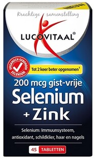 Lucovitaal Selenium   Zink Tabletten 45TB