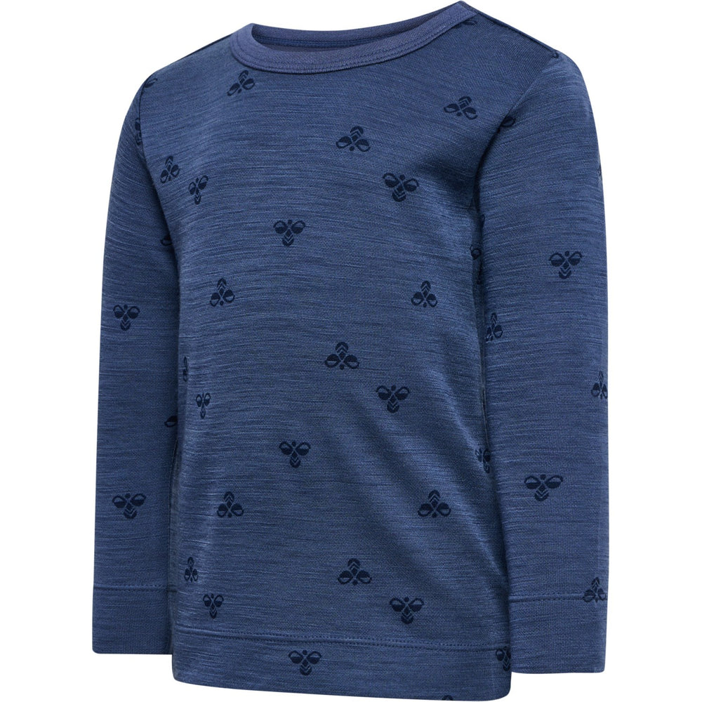 Køb Hummel Vintage Indigo Mini Uld T-Shirt L/S