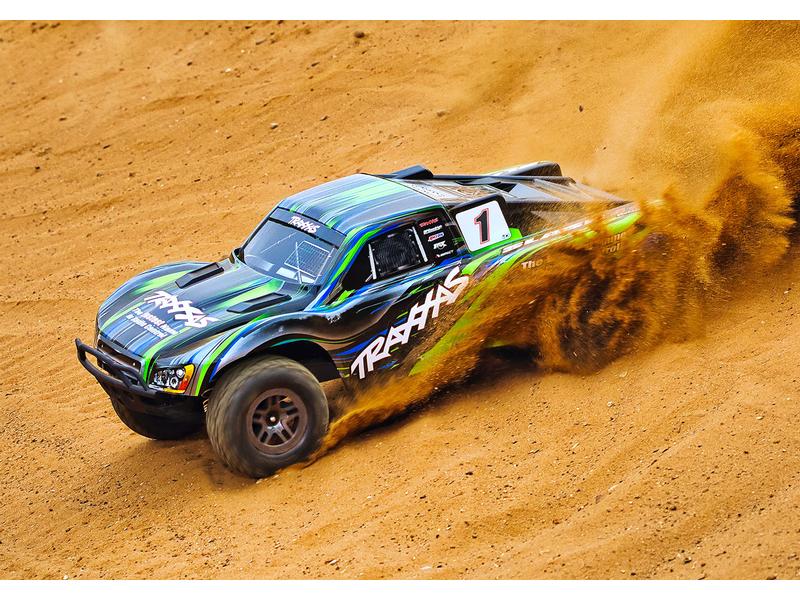 Traxxas Short Course Truck Slash 4x4 BL-2s Grün, ARTR, 1:10 Robuster 4WD Brushless SCT