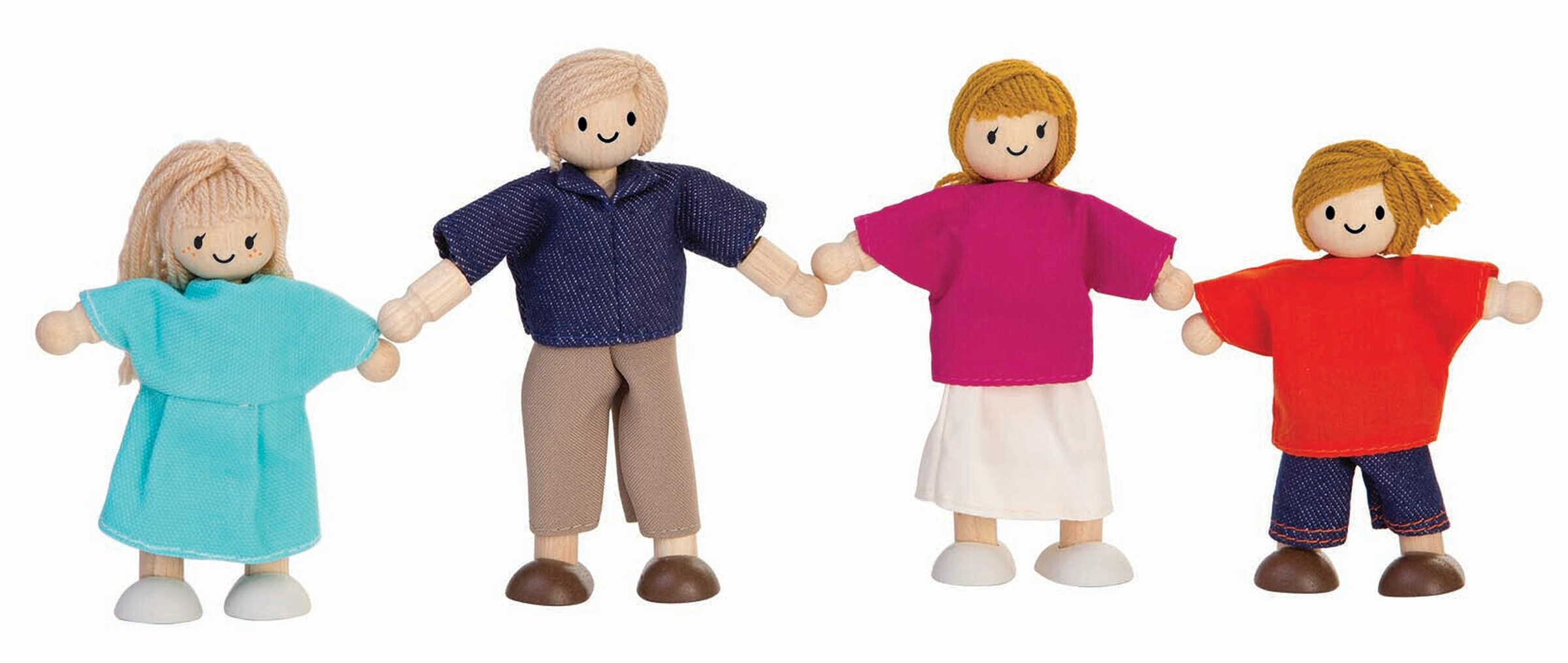 PlanToys Puppenfamilie Europa
